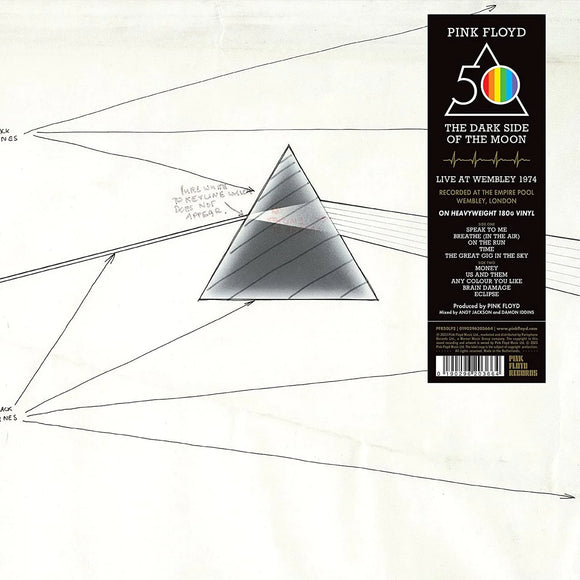 Pink Floyd - The Dark Side Of The Moon: Live At Wembley, 1974 CD/LP